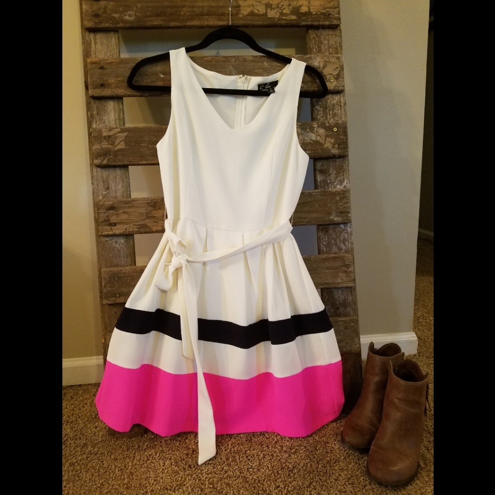 Sleeveless White Dress